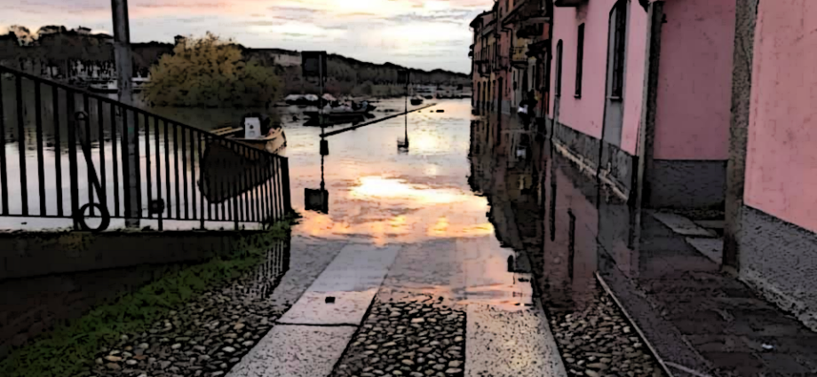 Alluvione in Borgo Ticino