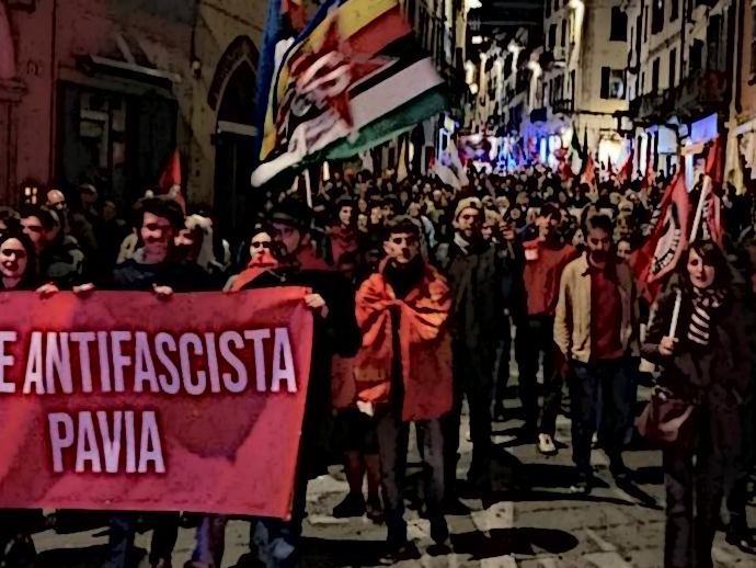 Rete Antifascista in corteo il 5 novembre 2022