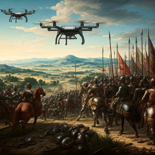 L'uso dei droni nella Battaglia di Pavia